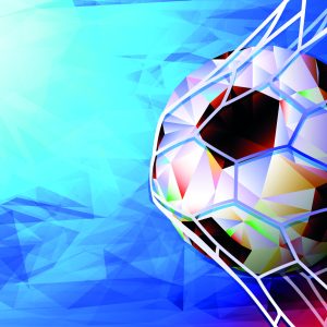 Papier Peint Ballon De Football Dans Un Style Abstrait – Image 1