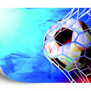 Papier Peint Ballon De Football Dans Un Style Abstrait – Image 2