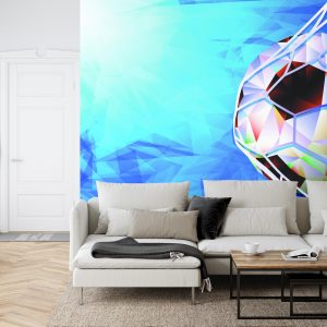 Papier Peint Ballon De Football Dans Un Style Abstrait – Image 6