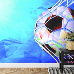 Papier Peint Ballon De Football Dans Un Style Abstrait – Image 7