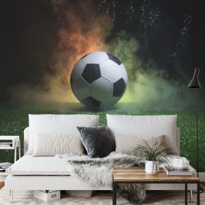 Papier Peint Ballon De Football Sur Le Terrain – Image 3