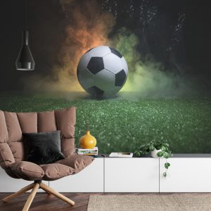 Papier Peint Ballon De Football Sur Le Terrain – Image 4
