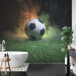 Papier Peint Ballon De Football Sur Le Terrain – Image 5