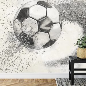 Papier Peint Football Dessiné Avec Un Crayon – Image 7