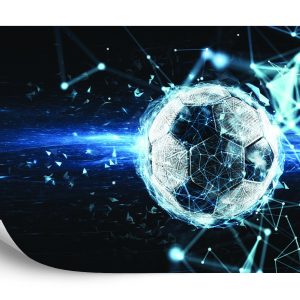 Papier Peint Ballon De Football Dans Un Style Moderne – Image 2