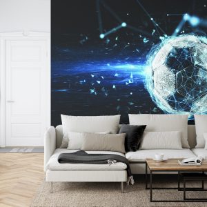 Papier Peint Ballon De Football Dans Un Style Moderne – Image 6