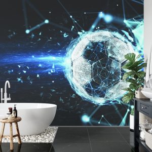 Papier Peint Ballon De Football Dans Un Style Moderne – Image 5