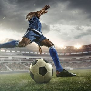 Papier Peint Joueur De Football Sur Le Terrain – Image 1