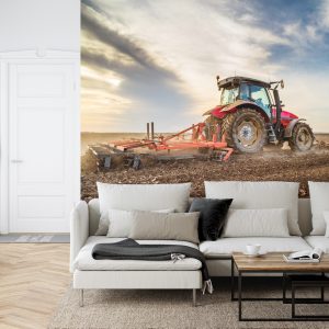 Papier Peint Tracteur Au Travail Dans Le Dépôt – Image 6