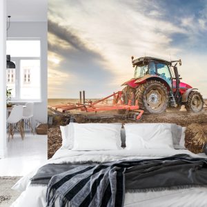 Papier Peint Tracteur Au Travail Dans Le Dépôt – Image 8