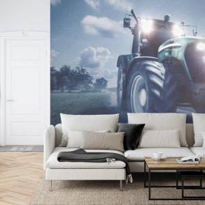 Papier Peint Tracteur Dans La Nuit – Image 6