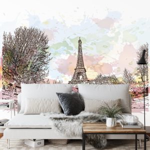 Papier Peint Paris Tour Eiffel – Image 3