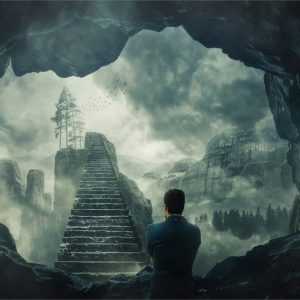 Papier Peint Escaliers Dans Le Monde Fantastique – Image 1