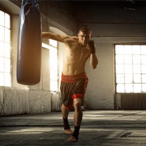 Papier Peint Boxeur D'entraînement – Image 1