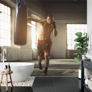 Papier Peint Boxeur D'entraînement – Image 5