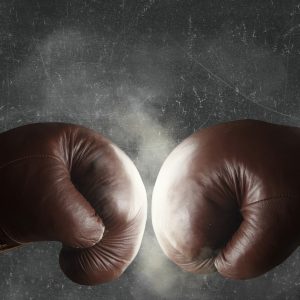 Papier Peint Choc Des Poings Des Boxeurs – Image 1