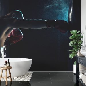 Papier Peint Boxer D'entraînement À L'ombre – Image 5