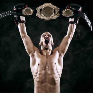 Papier Peint Boxeur Victorieux – Image 1