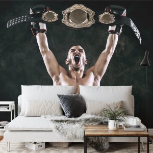 Papier Peint Boxeur Victorieux – Image 3