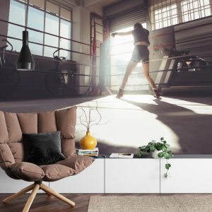 Papier Peint Boxeur D'entraînement – Image 4