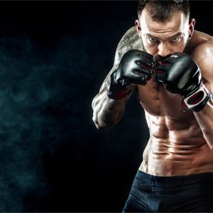 Papier Peint Boxeur Concentré – Image 1