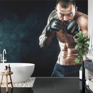 Papier Peint Boxeur Concentré – Image 5