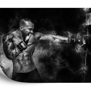 Papier Peint Boxeur D'entraînement – Image 2