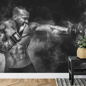 Papier Peint Boxeur D'entraînement – Image 7