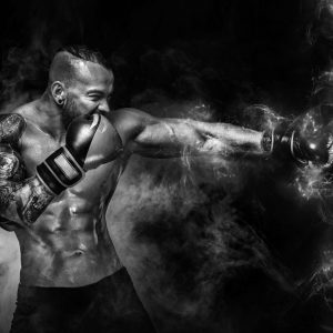 Papier Peint Boxeur D'entraînement – Image 1