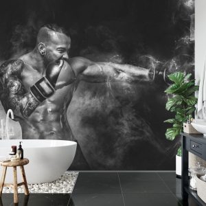 Papier Peint Boxeur D'entraînement – Image 5