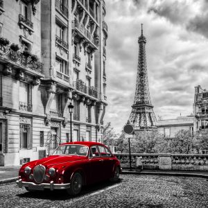 Papier Peint Paris Noir Et Blanc – Image 1