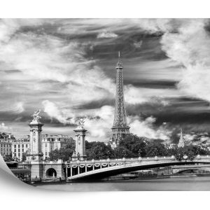 Papier Peint Paris Noir Et Blanc – Image 2