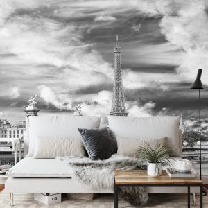 Papier Peint Paris Noir Et Blanc – Image 3