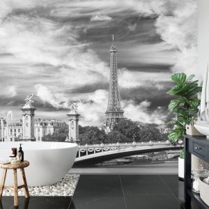 Papier Peint Paris Noir Et Blanc – Image 5