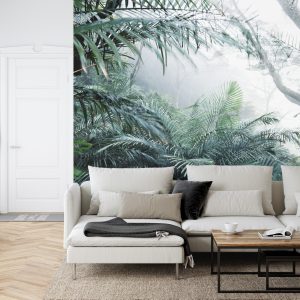 Papier Peint Forêt Dans Le Brouillard – Image 6