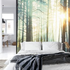 Papier Peint Forêt Dans Le Brouillard – Image 8