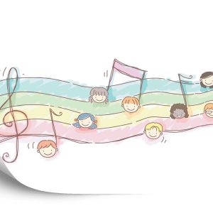 Papier Peint Partition Colorée – Image 2