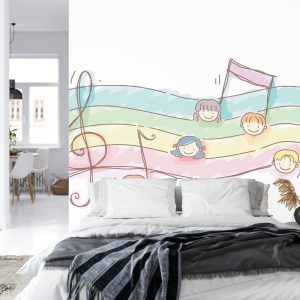 Papier Peint Partition Colorée – Image 8