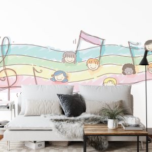 Papier Peint Partition Colorée – Image 3