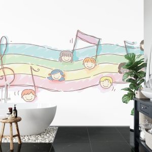 Papier Peint Partition Colorée – Image 5