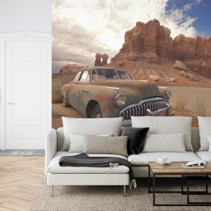 Papier Peint Vieille Voiture Dans Le Désert – Image 6