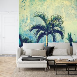 Papier Peint Palmiers Dans Le Style Grunge – Image 6