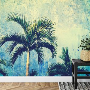 Papier Peint Palmiers Dans Le Style Grunge – Image 7