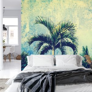 Papier Peint Palmiers Dans Le Style Grunge – Image 8