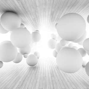 Papier Peint Forêt Dans Le Brouillard – Image 1