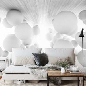 Papier Peint Forêt Dans Le Brouillard – Image 3