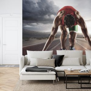 Papier Peint Athlète Se Préparant À Décoller – Image 6