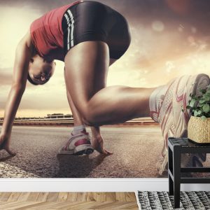 Papier Peint Coureur Sur La Route Commençant La Course – Image 7