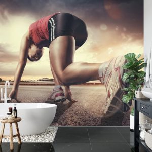 Papier Peint Coureur Sur La Route Commençant La Course – Image 5