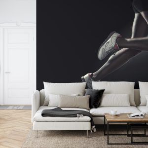 Papier Peint Les Jambes De L'athlète Pendant La Course – Image 6